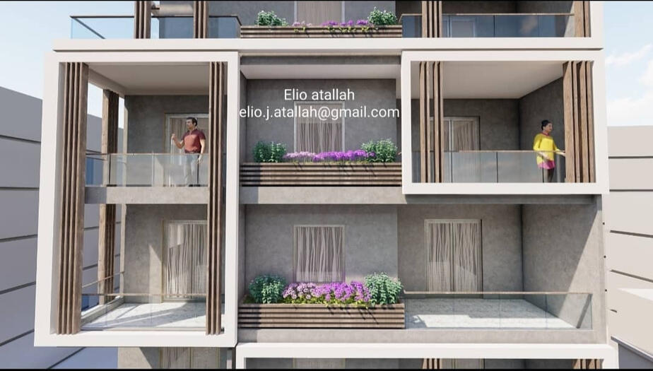 Athens greece residential building